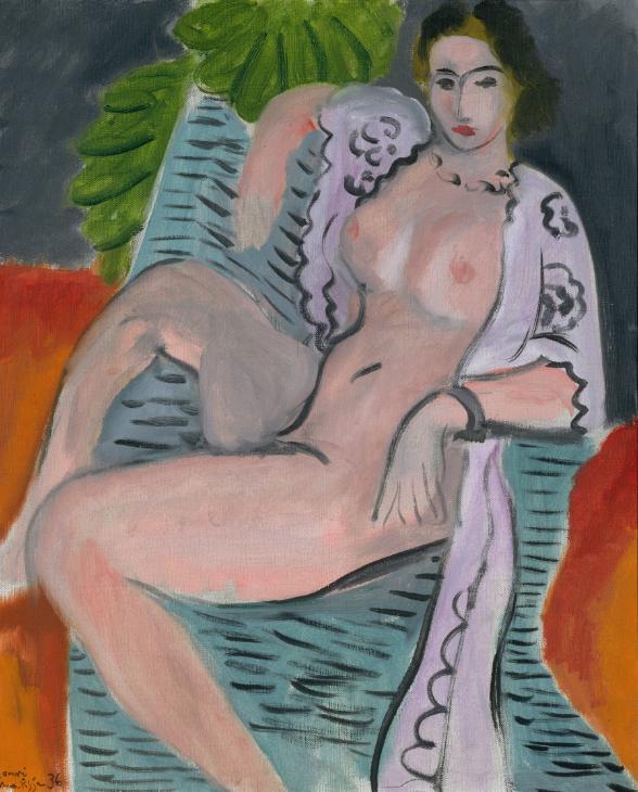 Henri Matisse - Draped Nude 1936